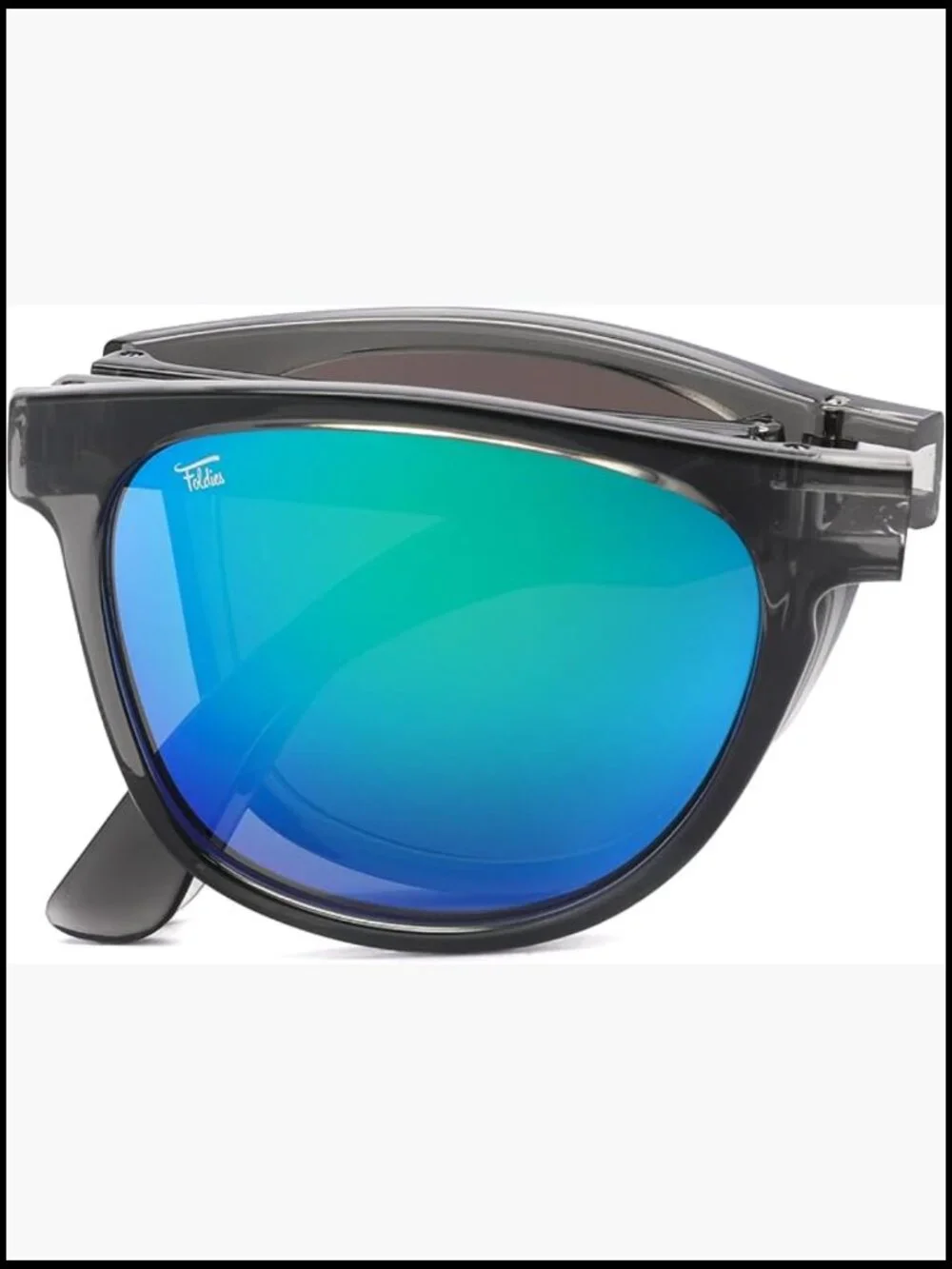 Foldable Polarized Sunglasses with UV400 Protection Folding Case